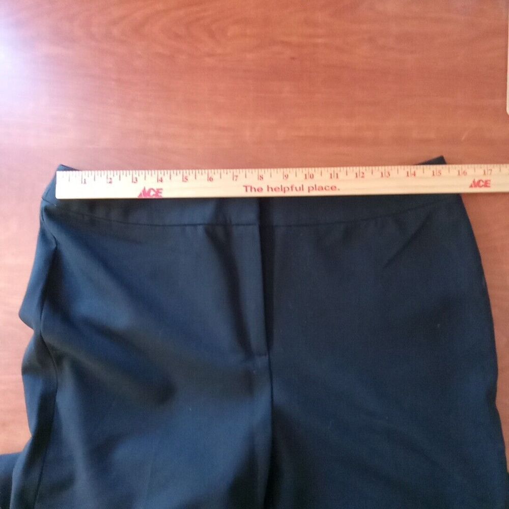 Black Label Chico's Cropped Dress Pants Women's Size 0.5 S/6 Black - Picture 7 of 15